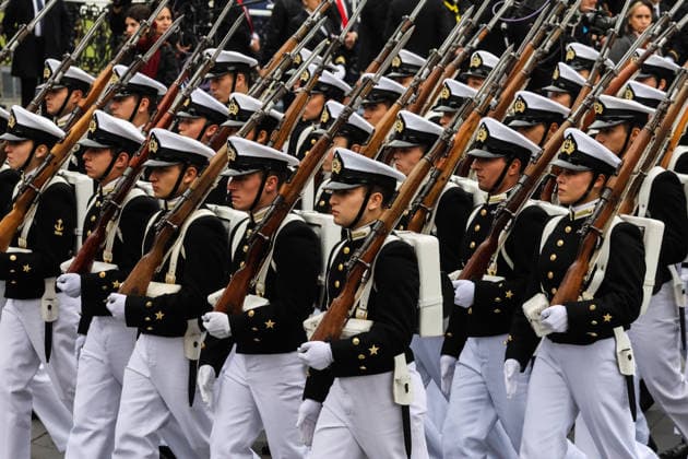 May 21, 2026, Valparaiso, Chile: The Chilean Navy parades during the 147th commemoration of Naval Glories Day. Commemoration number 147 of Naval Glories Day, with the presence of the president of Chile Jose Antonio Kast, in the city of Valparaiso, Chile. Valparaiso Chile  - ZUMAs197 20260521_aaa_s197_082 Copyright: xCristobalxBasaurexArayax