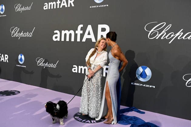 Cannes Amfar 2026 photocall FC Caroline Scheufele, Emma Thynn and Marchioness of Bath attends the amfAR Gala Cannes 2026 presented by Chopard at Hotel du Cap-Eden-Roc on May 21, 2026 in Cap d Antibes, France. Photo by Franck Castel ABACAPRESS.COM Cannes  Copyright: xCastelxFranck ABACAx