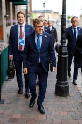 Johann Wadephul (CDU), Bundesaussenminister, beim NATO-Aussenministertreffen in Helsingborg, 22.05.2026. Fotografiert im Auftrag des Auswaertigen Amtes Helsingborg Schweden *** Johann Wadephul CDU , Federal Foreign Minister, at the NATO Foreign Ministers Meeting in Helsingborg, 22 05 2026 Photographed on behalf of the Federal Foreign Office Helsingborg Sweden Copyright: xThomasxImo AAx