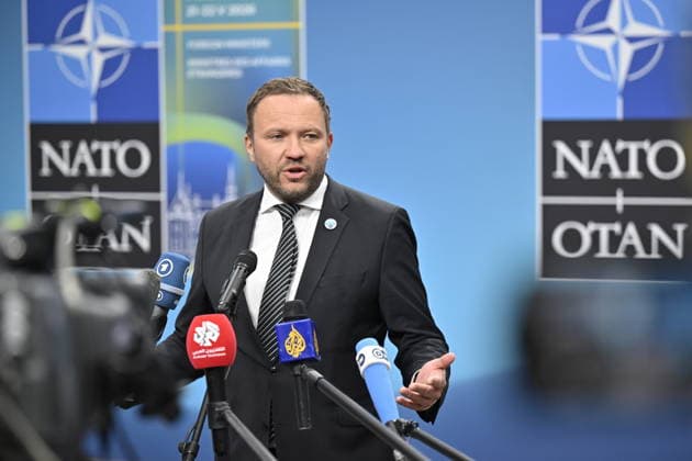 HELSINGBORG , SWEDEN 20260522 Estonian Foreign Minister Margus Tsahkna at the doorstep of the NATO Foreign Ministers meeting at Sea U in Helsingborg, Sweden 22th May 2026. HELSINGBORG SWEDEN x50090x *** HELSINGBORG , SWEDEN 20260522 Estonian Foreign Minister Margus Tsahkna at the doorstep of the NATO Foreign Ministers meeting at Sea U in Helsingborg, Sweden 22th May 2026 HELSINGBORG SWEDEN x50090x  Copyright: xJohanxNilsson TTx NATO FOREIGN MINISTERS MEETING SWEDEN 1GLHOYx4lF8