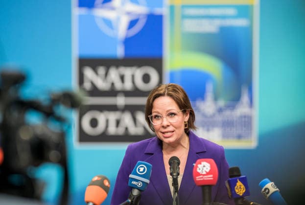 260522 Foreign minister Maria Malmer Stenergard of Sweden during a meeting of NATO Ministers of Foreign Affairs May 22, 2026 in Helsingborg. Photo: Ludvig Thunman BILDBYRAN kod LT LT0794 politik nato meeting helsingborg foregin ministers möte helsingborg 2026 bbengsverige sweden *** 260522 Foreign Minister Maria Malmer Stenergard of Sweden during a meeting of NATO Ministers of Foreign Affairs May 22, 2026 in Helsingborg Photo Ludvig Thunman BILDBYRAN kod LT LT0794 politik nato meeting helsingborg foregin ministers möte helsingborg 2026 bbengsverige sweden  Copyright: LUDVIGxTHUNMAN BB260522LT003