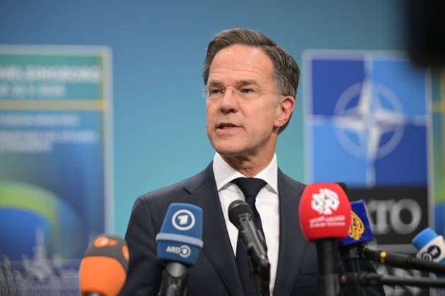 NATO Secretary General Mark Rutte HELSINGBORG, SWEDEN - MAY 22: NATO Secretary General Mark Rutte makes a speech ahead of the NATO Foreign Ministers Meeting in Helsingborg, Sweden on May 22, 2026. Dursun Aydemir Anadolu Helsingborg Sweden. Editorial use only. Please get in touch for any other usage.  Copyright: x2026xAnadoluxDursunxAydemirx