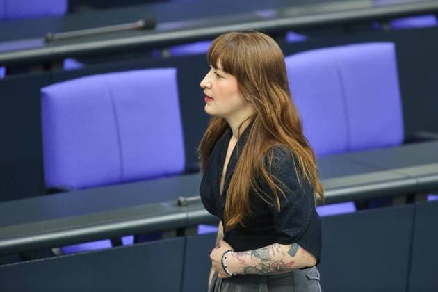 Berlin, Deutschland, 22.05.2026: Deutscher Bundestag: 81. Bundestagssitzung: Heidi Reichinnek, Linke *** Berlin, Germany, 22 05 2026 German Bundestag 81 Bundestag session Heidi Reichinnek, Left Party Copyright: xdtsxNachrichtenagenturx dts_119877
