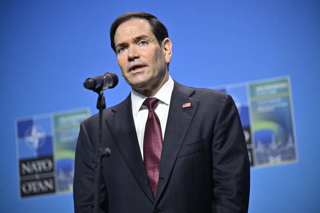 HELSINGBORG , SWEDEN 20260522 NATO Secretary General Mark Rutte and US Secretary of State Marco Rubio make statements at the NATO Foreign Ministers meeting at Sea U in Helsingborg, Sweden 22th May 2026. HELSINGBORG SWEDEN x50090x *** HELSINGBORG , SWEDEN 20260522 NATO Secretary General Mark Rutte and US Secretary of State Marco Rubio make statements at the NATO Foreign Ministers meeting at Sea U in Helsingborg, Sweden 22th May 2026 HELSINGBORG SWEDEN x50090x  Copyright: xJohanxNilsson TTx NATOS UTRIKESMINISTERMÖTE HELSINGBORG OMmVEjVGkUE