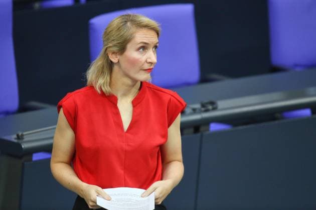 Berlin, Deutschland, 22.05.2026: Deutscher Bundestag: 81. Bundestagssitzung: Ines Schwerdtner, Linke *** Berlin, Germany, 22 05 2026 German Bundestag 81 Bundestag session Ines Schwerdtner, Left Party Copyright: xdtsxNachrichtenagenturx dts_119880