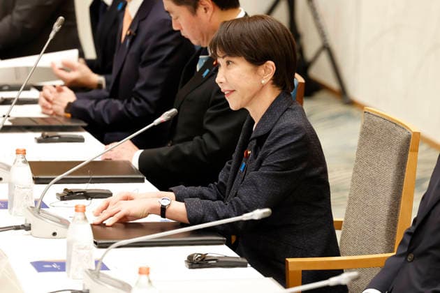 May 22, 2026, Tokyo, Japan: Japanese Prime Minister Sanae Takaichi speaks during a meeting with Albanian Prime Minister Edi Rama (not in picture) at the prime minister s official residence in Tokyo. Prime Minister Rama is currently in Japan on an official working visit. Tokyo Japan - ZUMAm191 20260522_aap_m191_011 Copyright: xRodrigoxReyesxMarinx