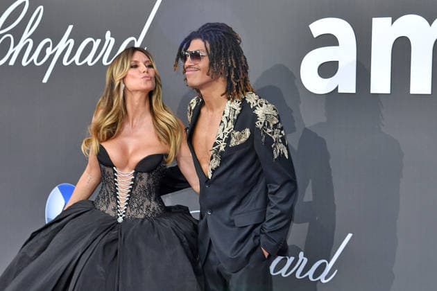 Heidi Klum und Henry Samuel bei der 32. amfAR Gala 210526
