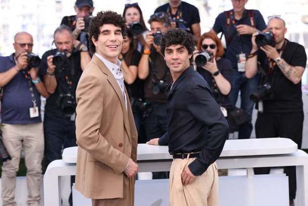 Cannes - La Bola Negra Photocall Javier Calvo, Javier Ambrossi posing during the La Bola Negra photocall at the 79th annual Cannes Film Festival at Palais des Festivals on May 22, 2026 in Cannes, France. Photo by Jerome Domine ABACAPRESS.COM Cannes France  Copyright: xDominexJerome ABACAx
