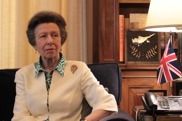 May 22, 2026, Athens, Greece: Britain s Princess Anne and her husband Vice Admiral Timothy Laurence, during a meeting with Greek President Constantine Tassoulas, at the Presidential Palace. Athens Greece  - ZUMAv62_ 20260522_zaf_v62_016 Copyright: xAristidisxVafeiadakisx