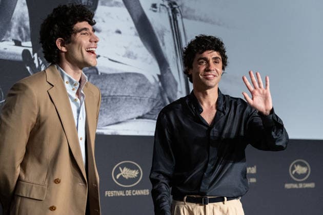 Cannes La Bola Negra Press Conference NG Javier Calvo and Javier Ambrossi attending the Press Conference for ‘La Bola Negra’ in Cannes at Palais Des Festivals in Cannes, France on May 22 2026 as part of the 79th Cannes Film Festival. Photo by Nicolas Genin ABACAPRESS.COM Cannes France  Copyright: xGeninxNicolas ABACAx