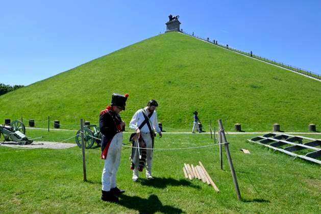 Works On World Famous Lion Of Waterloo Completed WATERLOO, BELGIUM - MAY 22: illustration picture during the official ceremony marking the completion of renovation and construction works at the world famous Butte du Lion, on May 22, 2026 in Waterloo, Belgium, 22 05 2026 Waterloo Belgium  Copyright: xPhilipxReynaersx