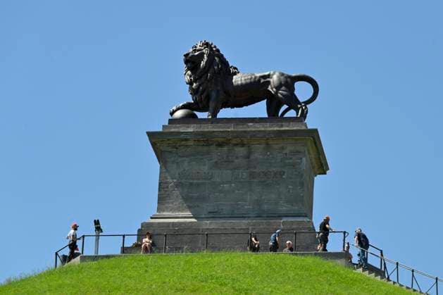 Works On World Famous Lion Of Waterloo Completed WATERLOO, BELGIUM - MAY 22: illustration picture during the official ceremony marking the completion of renovation and construction works at the world famous Butte du Lion, on May 22, 2026 in Waterloo, Belgium, 22 05 2026 Waterloo Belgium  Copyright: xPhilipxReynaersx