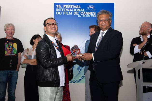 Barbara Pravi, Laurent Couson, Janine Langlois Glandier, Jean Luc Peart, Christian Hugonnet and Abinash Bikram Shah A Bikram Shah with the film Les Eléphants dans la brume Elephants in the fog wins the Best Sound Creation Award, May 22, 2026 This initiative rewards a director in the Un Certain Regard selection for the excellence and inventiveness of his or her cinematographic work. Chaired by V Maël Cardona, actor, director and screenwriter, the 2026 jury is made up of personalities from different artistic and technical backgrounds ? B Pravi, author, composer and performer ? L Couson, composer and conductor ? J Langlois Glandier, President of the Forum Médias Mobiles, former director of SFP, FR3, INA and Pathé ? J L Peart, film sound engin  Copyright: xLIONELxURMANxx xBESTIMAGExLIONELxURMANxx xBESTIMAGEx