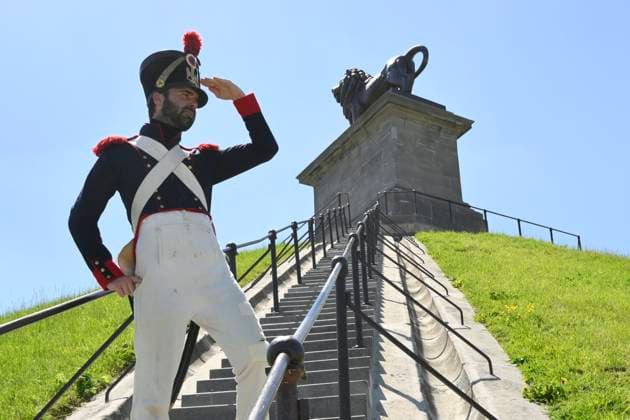 Works On World Famous Lion Of Waterloo Completed WATERLOO, BELGIUM - MAY 22: illustration picture during the official ceremony marking the completion of renovation and construction works at the world famous Butte du Lion, on May 22, 2026 in Waterloo, Belgium, 22 05 2026 Waterloo Belgium  Copyright: xPhilipxReynaersx