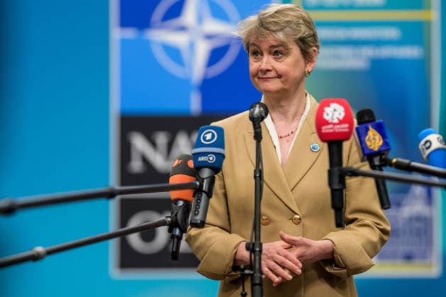 260522 Foreign minister Yvette Cooper of the United Kingdom during a meeting of NATO Ministers of Foreign Affairs May 22, 2026 in Helsingborg. Photo: Ludvig Thunman BILDBYRAN kod LT LT0794 politik nato meeting helsingborg foregin ministers möte helsingborg 2026 bbeng *** 260522 Foreign minister Yvette Cooper of the United Kingdom during a meeting of NATO Ministers of Foreign Affairs May 22, 2026 in Helsingborg Photo Ludvig Thunman BILDBYRAN kod LT LT0794 politik nato meeting helsingborg foregin ministers möte helsingborg 2026 bbeng  Copyright: LUDVIGxTHUNMAN BB260522LT016
