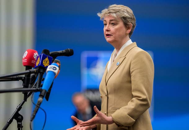 260522 Foreign minister Yvette Cooper of the United Kingdom during a meeting of NATO Ministers of Foreign Affairs May 22, 2026 in Helsingborg. Photo: Ludvig Thunman BILDBYRAN kod LT LT0794 politik nato meeting helsingborg foregin ministers möte helsingborg 2026 bbeng *** 260522 Foreign minister Yvette Cooper of the United Kingdom during a meeting of NATO Ministers of Foreign Affairs May 22, 2026 in Helsingborg Photo Ludvig Thunman BILDBYRAN kod LT LT0794 politik nato meeting helsingborg foregin ministers möte helsingborg 2026 bbeng  Copyright: LUDVIGxTHUNMAN BB260522LT019