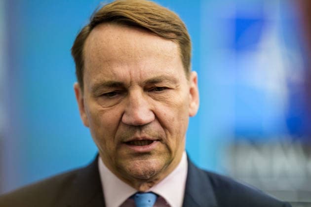 260522 Foreign minister of RadosÅ‚aw Sikorski of Poland during a meeting of NATO Ministers of Foreign Affairs May 22, 2026 in Helsingborg. Photo: Ludvig Thunman BILDBYRAN kod LT LT0794 politik nato meeting helsingborg foregin ministers möte helsingborg 2026 bbeng *** 260522 Foreign minister of RadosÅaw Sikorski of Poland during a meeting of NATO Ministers of Foreign Affairs May 22, 2026 in Helsingborg Photo Ludvig Thunman BILDBYRAN kod LT LT0794 politik nato meeting helsingborg foregin ministers möte helsingborg 2026 bbeng  Copyright: LUDVIGxTHUNMAN BB260522LT026