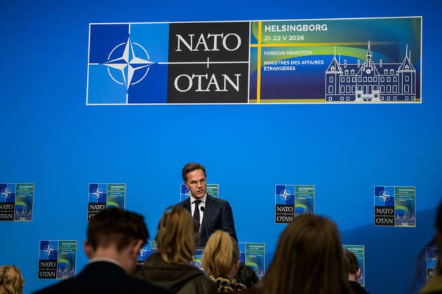 260522 Nato general secretary Mark Rutte during a meeting of NATO Ministers of Foreign Affairs May 22, 2026 in Helsingborg. Photo: Ludvig Thunman BILDBYRAN kod LT LT0794 politik nato meeting helsingborg foregin ministers möte helsingborg 2026 bbeng *** 260522 NATO Secretary General Mark Rutte during a meeting of NATO Ministers of Foreign Affairs May 22, 2026 in Helsingborg Photo Ludvig Thunman BILDBYRAN kod LT LT0794 politik nato meeting helsingborg foregin ministers möte helsingborg 2026 bbeng  Copyright: LUDVIGxTHUNMAN BB260522LT035