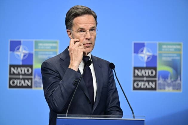 NATO Secretary General Mark Rutte holds a closing press conference during the NATO Foreign Ministers meeting at Sea U in Helsingborg, Sweden on may 22, 2026. HELSINGBORG SWEDEN x50090x *** NATO Secretary General Mark Rutte holds a closing press conference during the NATO Foreign Ministers meeting at Sea U in Helsingborg, Sweden on may 22, 2026 HELSINGBORG SWEDEN x50090x  Copyright: xJohanxNilsson TTx NATO FOREIGN MINISTERS MEETING HELSINGBORG 8j7YRaQhdBo