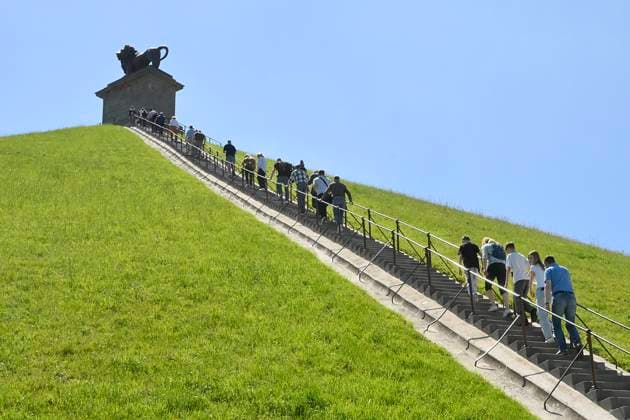 Works On World Famous Lion Of Waterloo Completed WATERLOO, BELGIUM - MAY 22: illustration picture during the official ceremony marking the completion of renovation and construction works at the world famous Butte du Lion, on May 22, 2026 in Waterloo, Belgium, 22 05 2026 Waterloo Belgium  Copyright: xPhilipxReynaersx