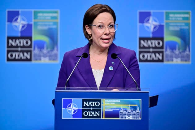 HELSINGBORG , SVERIGE 20260522 Utrikesminister Maria Malmer Stenergard (M) haller en avslutande presskonferens under NATO:s utrikesministermöte pa Sea U i Helsingborg pa fredagen. HELSINGBORG SVERIGE x50090x *** HELSINGBORG , SWEDEN 20260522 Minister for Foreign Affairs Maria Malmer Stenergard M will hold a closing press conference during the NATO Foreign Ministers meeting at Sea U in Helsingborg on Friday HELSINGBORG SWEDEN x50090x  Copyright: xJohanxNilsson TTx NATOS UTRIKESMINISTERMÖTE HELSINGBORG EKQE3xu6z3Q