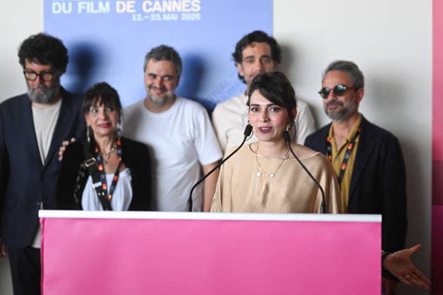 The 11th Golden Eye was awarded to the Iranian film Rehearsals for a revolution by Pegah Ahangarani, on the sidelines of the 79th Cannes International Film Festival, May 22, 2026 The 11th Golden Eye jury was chaired by M Chernov and comprised TJackson, G Pailhas, L Soualem et V Castanet Lionel Urman Bestimage The 11th Golden Eye was awarded to the Iranian film Rehearsals for a revolution by Pegah Ahangarani, on the sidelines of the 79th Cannes International Film Festival, on May 22, 2026 The jury for the 11th edition of The Golden Eye was chaired by M Chernov and composed of T Jackson, G Pailhas, L Soualem and V Castanet Cannes France Copyright: xLIONELxURMANxx xBESTIMAGExLIONELxURMANxx xBESTIMAGEx