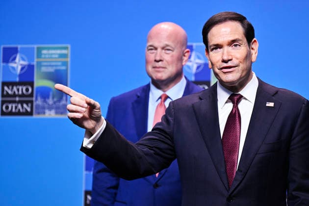 US Secretary of State Marco Rubio meets the press after the NATO Foreign Ministers meeting on Friday at Sea U in Helsingborg, Sweden on may 22, 2026. HELSINGBORG SWEDEN x50090x *** US Secretary of State Marco Rubio meets the press after the NATO Foreign Ministers meeting on Friday at Sea U in Helsingborg, Sweden on may 22, 2026 HELSINGBORG SWEDEN x50090x  Copyright: xJohanxNilsson TTx NATO FOREIGN MINISTERS MEETING HELSINGBORG l5KUWnPmvX8