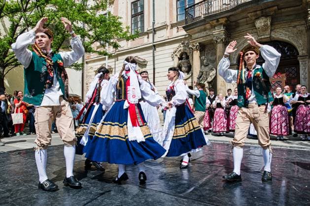 Programme Music and Dance at the 76th Congress of the Sudeten Germans, held for the first time in the Czech Republic, in Brno, Czech Republic, on May 22, 2026. (CTKxPhoto PatrikxUhlir) CTKPhotoP2026052205482  CTKPhotoP2026052205482