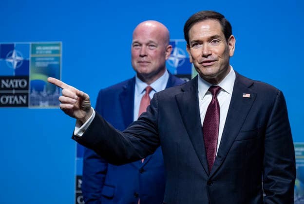 US Secretary of State Marco Rubio meets the press after the NATO Foreign Ministers meeting on Friday at Sea U in Helsingborg, Sweden on may 22, 2026. HELSINGBORG SWEDEN x50090x *** US Secretary of State Marco Rubio meets the press after the NATO Foreign Ministers meeting on Friday at Sea U in Helsingborg, Sweden on may 22, 2026 HELSINGBORG SWEDEN x50090x  Copyright: xJohanxNilsson TTx NATO FOREIGN MINISTERS MEETING HELSINGBORG 5e5prwWHBpY