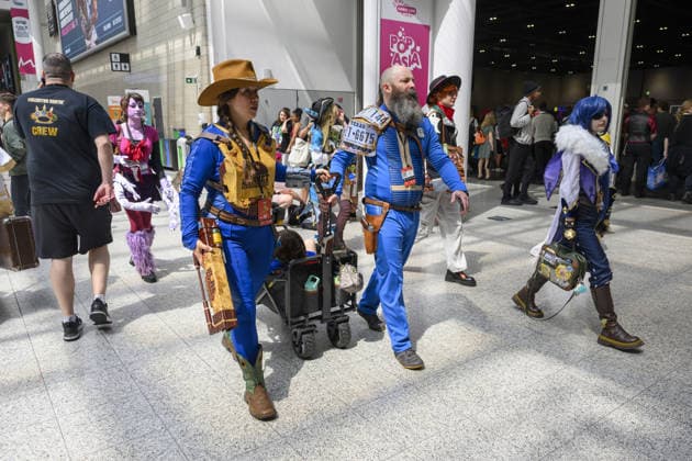 MCM Comic Con 2026 in London LONDON, UNITED KINGDOM - MAY 22: Cosplayers attend the MCM Comic Con event held at the Excel Centre in London, United Kingdom on May 22, 2026. Ray Tang Anadolu London United Kingdom. Editorial use only. Please get in touch for any other usage.  Copyright: x2026xAnadoluxRayxTangx