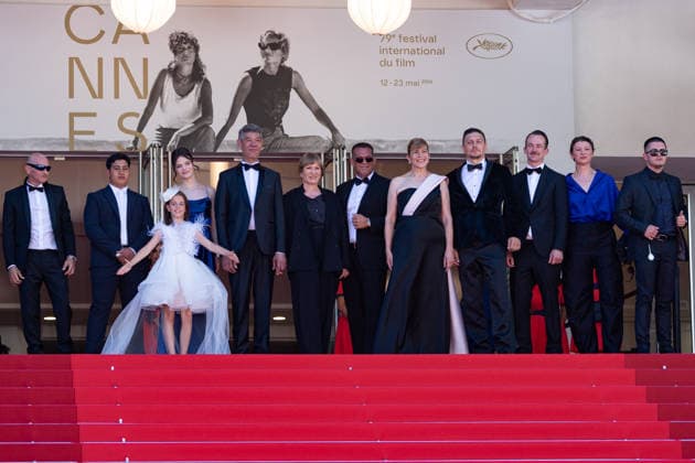 Cannes The Dreamed Adventure screening NG Syuleyman Alilov Letifov Valeska Grisebach and guests attending the ‘Das Getraumte Abenteuer’ (The Dreamed Adventure) Screening and Red Carpet at Palais Des Festivals in Cannes, France on May 22 2026 as part of the 79th Cannes Film Festival. Photo by Nicolas Genin ABACAPRESS.COM Cannes France  Copyright: xGeninxNicolas ABACAx