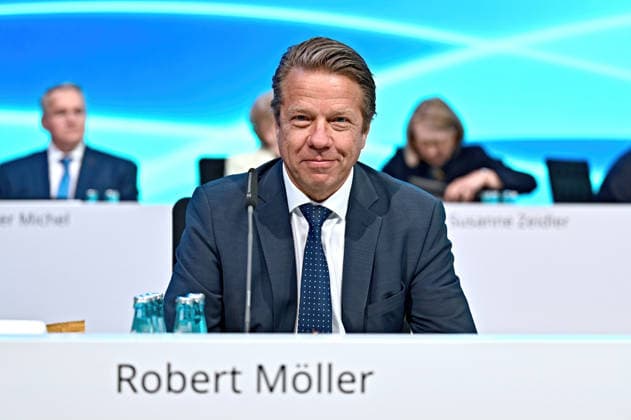 Hauptversammlung Fresenius SE & Co. KGaA. Robert Möller ( Vorstand Fresenius SE & Co. KGaA ) anläßlich der Hauptversammlung der Fresenius SE & Co. KGaA am 22.05.2026 im Congress Center Messe Frankfurt.. 20260522MWI123516 *** Annual General Meeting Fresenius SE Co KGaA Robert Möller Management Board Fresenius SE Co KGaA on the occasion of the Annual General Meeting of Fresenius SE Co KGaA on 22 05 2026 at the Congress Center Messe Frankfurt 20260522MWI123516