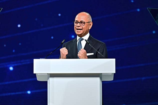 Hauptversammlung Fresenius SE & Co. KGaA. Michael Sen ( Vorstandsvorsitzender Fresenius SE & Co. KGaA ) anläßlich der Hauptversammlung der Fresenius SE & Co. KGaA am 22.05.2026 im Congress Center Messe Frankfurt.. 20260522MWI123715 *** Annual General Meeting Fresenius SE Co KGaA Michael Sen Chairman of the Management Board Fresenius SE Co KGaA on the occasion of the Annual General Meeting of Fresenius SE Co KGaA on 22 05 2026 at the Congress Center Messe Frankfurt 20260522MWI123715