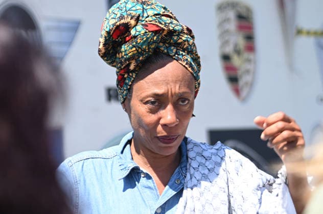 May 22, 2026, Campi Bisenzio, Italia, Italy: Antonella Bundu, former crew member of the Global Sumud Flotilla, at the press conference denouncing the crews, at the former GKN facility. Campi Bisenzio, May 22, 2026 *** Local Caption *** Antonella Bundu, ex membro dell equipaggio di mare della global sumud flotilla, alla conferenza stampa di denuncia degli equipaggi di mare, presso lo stabilmento ex GKN. Campi Bisenzio, 22 05 2026 Campi Bisenzio Italy  - ZUMAa289 20260522_zia_a289_041 Copyright: xAleandroxBiagiantix xAgfx