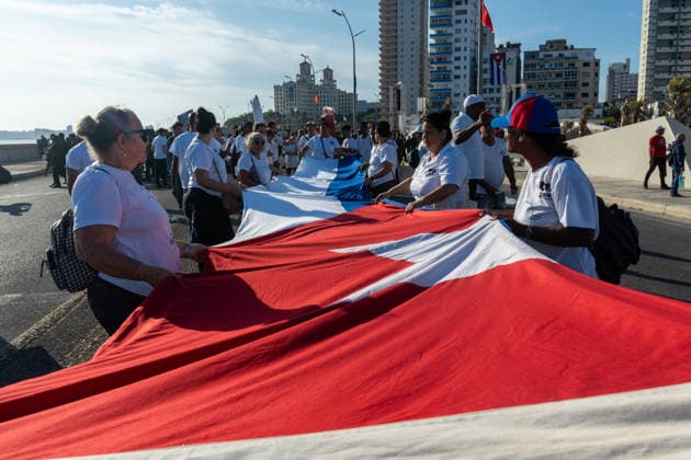 Supporters rally in Havana after U.S. accusations against Raul Castro HAVANA, CUBA - MAY 22: Demonstrators gather to protest the U.S. indictment of former leader Raul Castro, in Havana, Cuba, on May 22, 2026. Raul Castro has been recently accused in the U.S. over Cuba s alleged role in the 1996 Brothers to the Rescue plane shootdown. Magdalena Chodownik Anadolu Havana Cuba. Editorial use only. Please get in touch for any other usage.  Copyright: x2026xAnadoluxMagdalenaxChodownikx