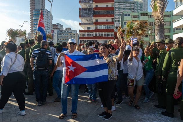 Supporters rally in Havana after U.S. accusations against Raul Castro HAVANA, CUBA - MAY 22: Demonstrators gather to protest the U.S. indictment of former leader Raul Castro, in Havana, Cuba, on May 22, 2026. Raul Castro has been recently accused in the U.S. over Cuba s alleged role in the 1996 Brothers to the Rescue plane shootdown. Magdalena Chodownik Anadolu Havana Cuba. Editorial use only. Please get in touch for any other usage.  Copyright: x2026xAnadoluxMagdalenaxChodownikx