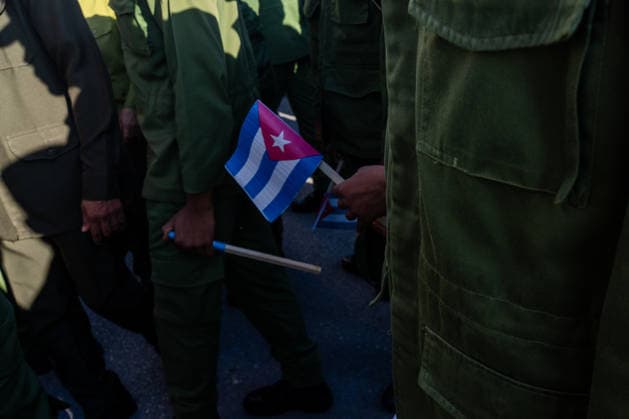 Supporters rally in Havana after U.S. accusations against Raul Castro HAVANA, CUBA - MAY 22: Demonstrators gather to protest the U.S. indictment of former leader Raul Castro, in Havana, Cuba, on May 22, 2026. Raul Castro has been recently accused in the U.S. over Cuba s alleged role in the 1996 Brothers to the Rescue plane shootdown. Magdalena Chodownik Anadolu Havana Cuba. Editorial use only. Please get in touch for any other usage.  Copyright: x2026xAnadoluxMagdalenaxChodownikx