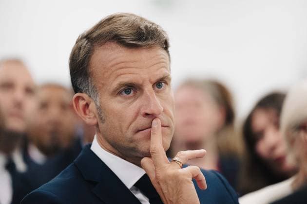 Emmanuel Macron, President of the French Republic during a visit to the European Forum on Computing Power, Quantum Sciences and Technologies, and Semiconductors at the Very Large Computing Center of the Commissariat à lénergie alternative et à lénergie atomique CEA in Bruyères le Châtel, au sud de Paris, le 22 mai 2026 Grégoire Campione Pool Bestimage French President during a visit to the European Forum on Computing Power, Quantum Sciences and Technologies, and Semiconductors at the Very Large Computing Centre of the French Alternative Energies and Atomic Energy Commission CEA in Bruyeres le Chatel, south of Paris, France, on May 22, 2026 Bruyères le Châtel France  Copyright: xGrÃ goirexCampione Pool BestimagexGrÃ goirexCampione Pool Bestimagex