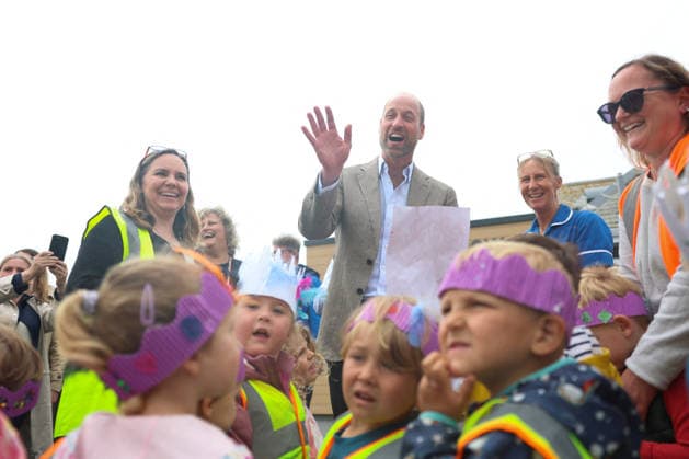 Britain s Prince William visits Isles of Scilly Britain s Prince William, The Duke of Cornwall, meets staff and children from the local nursery during his visit to the Isles of Scilly Hospital on the day he officially opens a new facility there, in St Mary s, Isles of Scilly, Britain, May 22, 2026., Credit:Hannah McKay PA ROTA - B68 Avalon UNITED KINGDOM, ISLES OF SCILLY  Copyright: xHannahxMcKayx xPAxROTAx-xB68x xAvalonx 1104150938