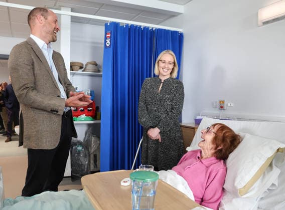 The Duke of Cornwall Visits the Isles of Scilly 22 05 2026. St Mary™s, UK. The Duke of Cornwall arrived on St Mary™s aboard the island™s new pilot boat ˜John Guy.™ His Royal Highness visited the Isles of Scilly Hospital and met staff, patients and opened a new facility which has increased medical capacity to the Isles. The Duke then visited the near complete construction site of 10 new sustainable homes being delivered by the Duchy of Cornwall., Credit:Andrew Parsons Kensington Palace B66 Avalon United Kingdom, Isles of Scilly, St Mary s  Copyright: xAndrewxParsonsx xKensingtonxPalacex xB66x xAvalonx 1104159380