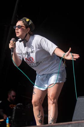 Panic Shack at Bearded Theory Festival at Catton Hall in Walton upon Trent, UK on 22 May 2026 Sarah Harvey at Panic Shack at Bearded Theory Festival at Catton Hall in Walton upon Trent, UK on 22 May 2026, Credit:Stephen Keable Avalon UK, Derbyshire, Walton upon Trent, Catton Hall  Copyright: xStephenxKeablex xAvalonx 1104176808