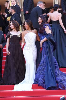 Cannes - Histoires De La Nuit The Birthday Party Red Carpet Ariana Greenblatt, Eva Longoria and Aishwarya Rai Bachchan at the Histoires De La Nuit (The Birthday Party) screening on the red carpet during the 79th annual Cannes Film Festival at Palais des Festivals on May 22, 2026 in Cannes, France. Photo by Jerome Domine ABACAPRESS.COM Cannes France  Copyright: xDominexJerome ABACAx