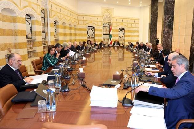 Lebanese President Joseph Aoun speaks during a cabinet session Lebanese President Joseph Aoun speaks during a cabinet session, congratulating the Lebanese people on the occasion of Eid al-Adha and expressing his hope for better conditions in Lebanon and the complete liberation of the country, in Beirut, Lebanon, May 22, 2026. Photo by Lebanese Presidency Office apaimages Beirut Beirut Lebanon 220526_Lebanon_LPO_00(1) Copyright: xapaimagesxLebanesexPresidencyxOfficex xapaimagesx