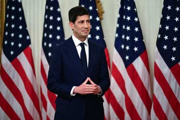 Warsh Sworn-In as FED Chair Kevin Warsh, the new Chairman of the Federal Reserve looks on during his swearing-In ceremony as, Chair of the Board of Governors of the Federal Reserve System in the East Room of the White House in Washington, DC, USA, on May 22, 2026. Credit: Kyle Mazza NUF Photo via CNP Washington District of Columbia United States of America EDITORIAL USE ONLY Copyright: xx 052226_Trump-Warsh-CNP_005 KylexMazzax-xNUFxPhotoxviaxCNPx cnpphotos334802