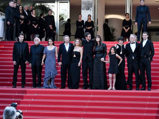 IPA84973743 - Cannes, 79th Cannes Film Festival 2026 - evening 11. Red Carpet HISTOIRES DE LA NUIT (THE BIRTHDAY PARTY). Pictured are Jean-Louis Livi, Hafsia Herzi, Benoit Magimel, LÃ a Mysius, Bastien Bouillon, Monica Bellucci, Tawba El Gharchi, Tatia Tsuladze, Alane Delhaye and Paul Hamy  Copyright: xSimonexComix xPoolxPhotoxEventsx07x 84973743