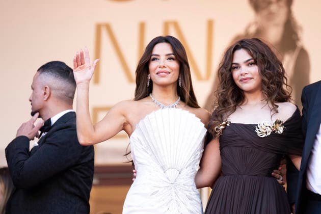 Cannes Histoires de la nuit The Birthday Party Red Carpet EB US actress Ariana Greenblatt, US actress Eva Longoria on the red carpet before the screening of the film Histoires de la nuit (The Birthday Party) at the 79th edition of the Cannes Film Festival in Cannes, southern France on May 22, 2026. Photo by Eliot Blondet ABACAPRESS.COM Cannes France France  Copyright: xBlondetxEliot ABACAx