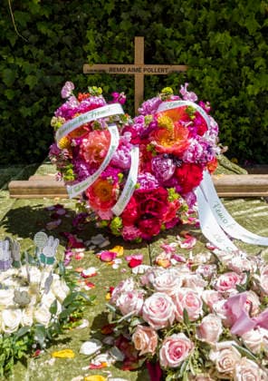 Beerdigung von Remo AimŽ Pollert , Sohn von Lara Joy Körner, auf dem Friedhof Bogenhausen in München Datum: 22.05.2026 *** Burial of Remo AimŽ Pollert , son of Lara Joy Körner, at Bogenhausen Cemetery in Munich Date 22 05 2026