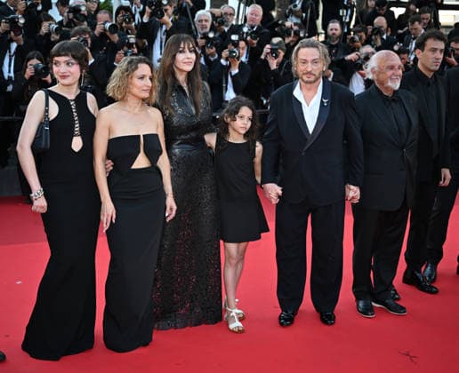 79th Cannes Film Festival: Histoires de la nuit (The Birthday Party) screening CANNES, FRANCE - MAY 22: (L to R) Belgian actress Tatia Tsuladze, French director and screenwriter Lea Mysius, Italian actress Monica Bellucci, French actress Tawba El Gharchi, French actor Benoit Magimel, French producer Jean-Louis Livi and French cinematographer Paul Guilhaume arrive for the screening of the film Histoires de la nuit (The Birthday Party) at the 79th edition of the Cannes Film Festival in Cannes, France on May 22, 2026. Mustafa Yalcin Anadolu Cannes France. Editorial use only. Please get in touch for any other usage.  Copyright: x2026xAnadoluxMustafaxYalcinx