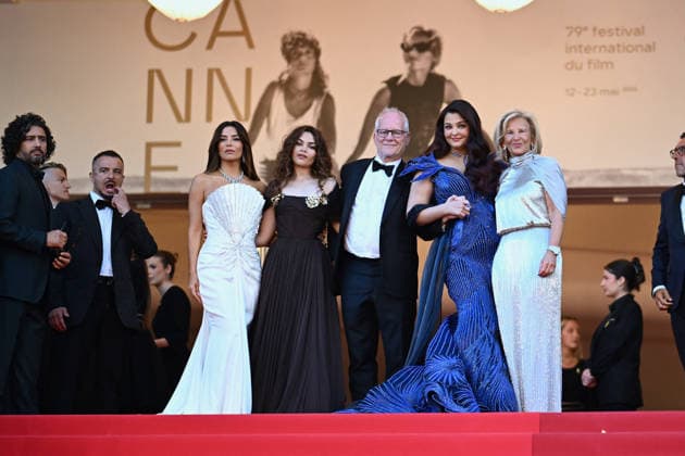 Cannes Histoires De La Nuit Red Carpet Thierry Frémaux, Iris Knobloch, Ariana Greenblatt, Eva Longoria and Aishwarya Rai Bachchan attend the Histoires De La Nuit The Birthday Party screening during the 79th annual Cannes Film Festival at Palais des Festivals on May 22, 2026 in Cannes, France. Photo by Franck Castel ABACAPRESS.COM Cannes  Copyright: xCastelxFranck ABACAx