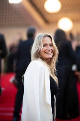 Cannes Histoires de la nuit The Birthday Party Red Carpet EB Estelle Lefebure on the red carpet before the screening of the film Histoires de la nuit (The Birthday Party) at the 79th edition of the Cannes Film Festival in Cannes, southern France on May 22, 2026. Photo by Eliot Blondet ABACAPRESS.COM Cannes France France  Copyright: xBlondetxEliot ABACAx